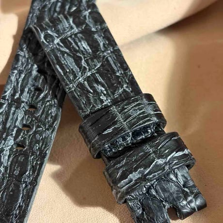 exh-67 ブライドルクロコダイル 腕時計ベルト  (ラグ幅22mm - バックル幅20mm)