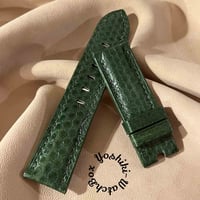 sna-134 シースネイク（ウミヘビ）腕時計ベルト ホワイト (ラグ幅24 mm