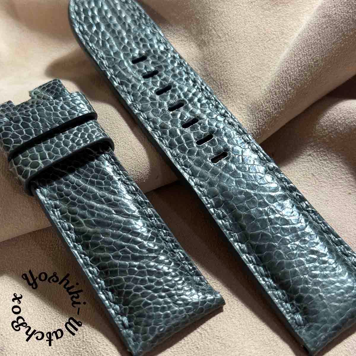 ost-359 オーストリッチ 腕時計ベルト グレー ラグ幅24mm fit=scale-down,w=1200