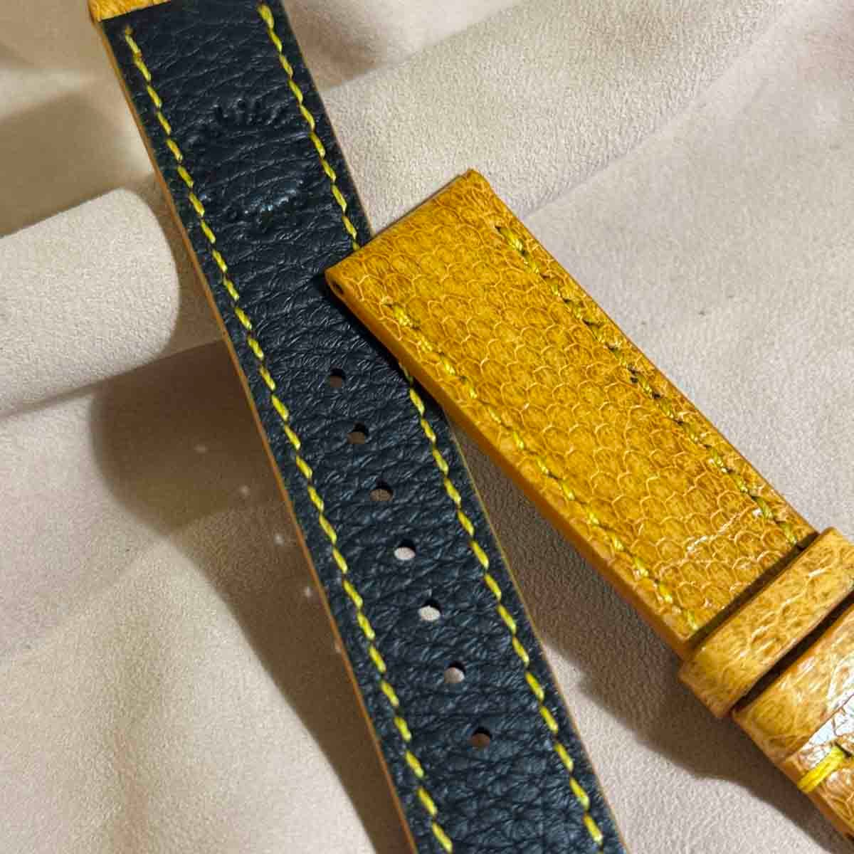 sna-151 ウミヘビ 腕時計ベルト タンブラウン ラグ幅20 mm sna-151 シースネイク（ウミヘビ）腕時計ベルト タンブラウン