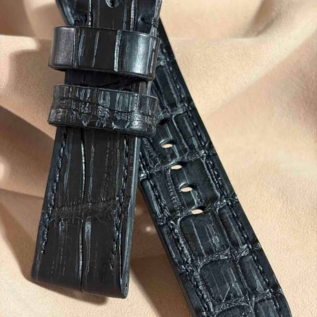 exh-58 ブライドル クロコダイル 腕時計ベルト  (ラグ幅26mm - バックル幅22mm)
