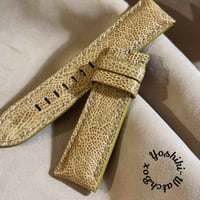 ost-448 オーストリッチレザー 腕時計ベルト グリーン (ラグ幅20mm