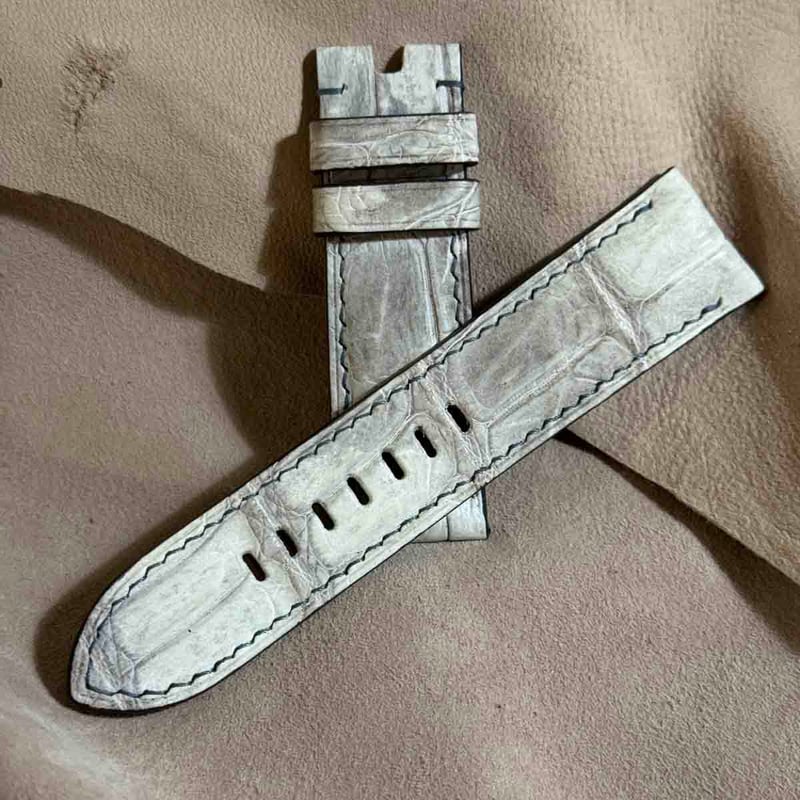 cro-1948 クロコダイル 腕時計ベルト ヒマラヤクロコ ラグ幅21mm cro-1948 クロコダイル 腕時計 ベルト ヒマラヤクロコ (ラグ幅21