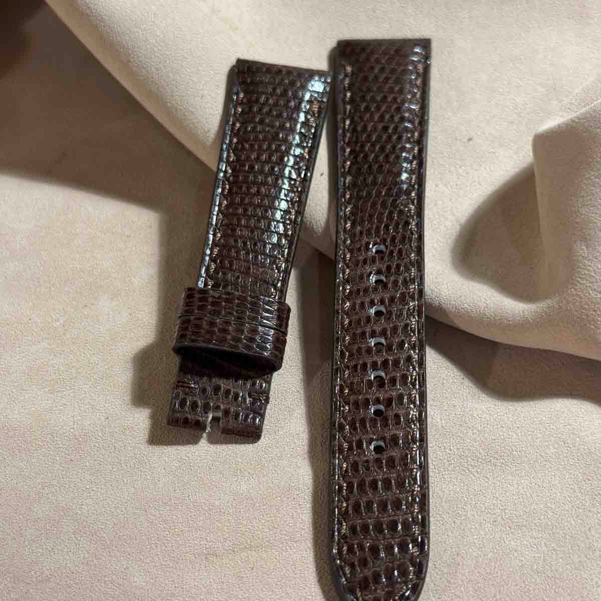 liz-311 リザード 腕時計 ベルト ブラウン ラグ幅19 mm liz-311 リザード レザー 腕時計 ベルト ブラウン (ラグ幅19 mm