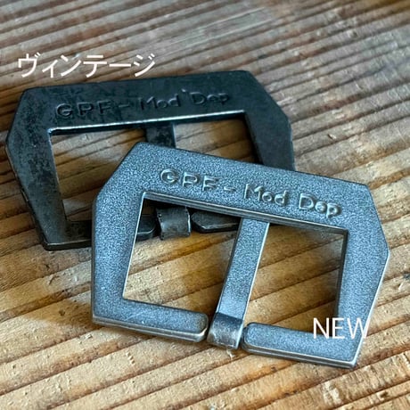 合金無垢のGPFバックル（ヴィンテージオリジナルのレプリカ）26mm幅用