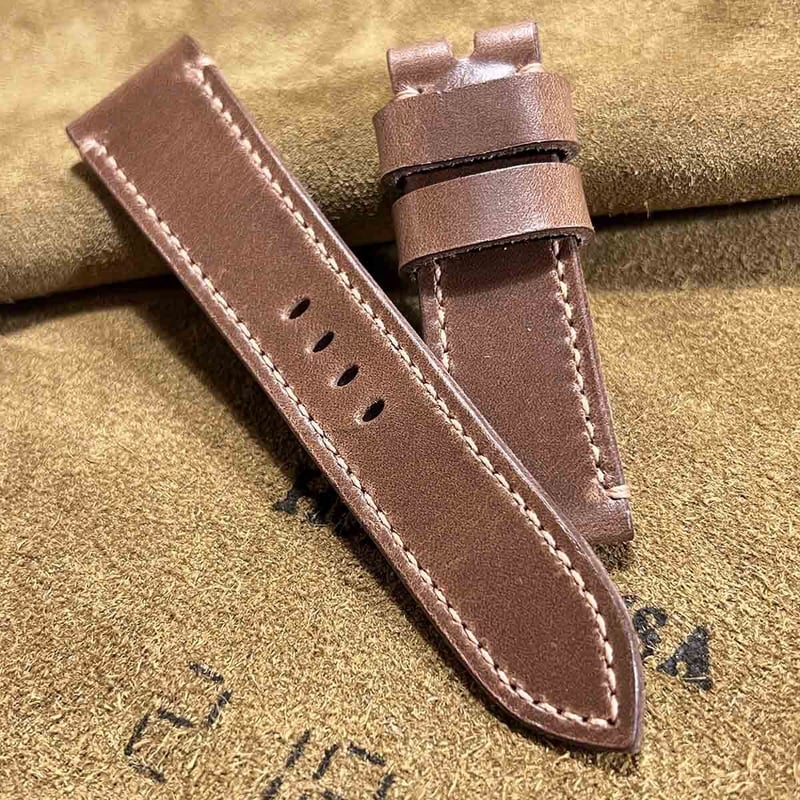 hor-228 HORWEENダービー ナチュラル 腕時計ベルト ラグ幅19mm hor-228