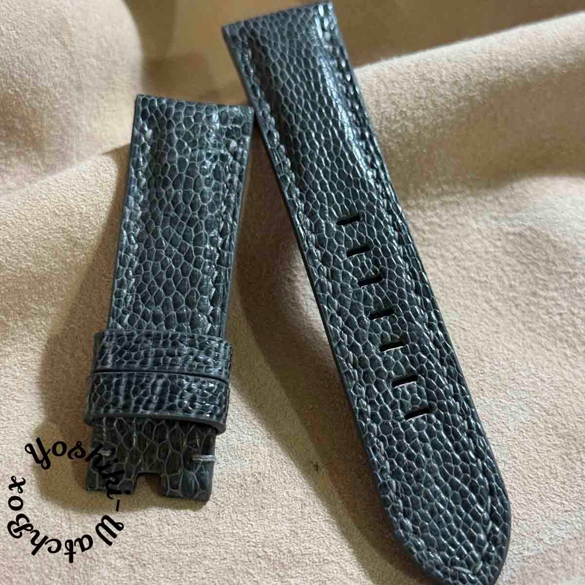 ost-364 オーストリッチ 腕時計ベルト グレー ラグ幅19mm ost-364 オーストリッチ 腕時計ベルト グレー ラグ幅19mm ost