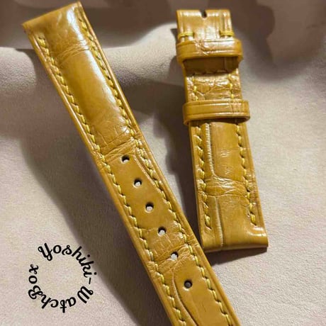 cro-1865 クロコダイルグロス 腕時計ベルト コーヒーブラウン ラグ幅18 cro-1603 クロコダイル レザー 腕時計 ベルト ブラウン (ラグ幅