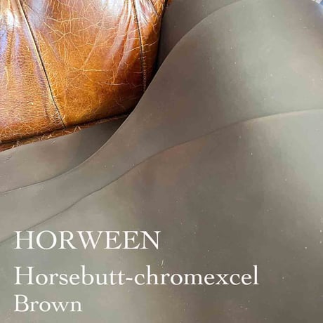 HORWEEN / クロムエクセル ホースバット （馬革）/ ブラウン   カスタムオーダーに関して