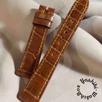 sna-134 ウミヘビ 腕時計ベルト ホワイト ラグ幅24 mm sna-134 シースネイク（ウミヘビ）腕時計ベルト ホワイト (ラグ幅24 mm