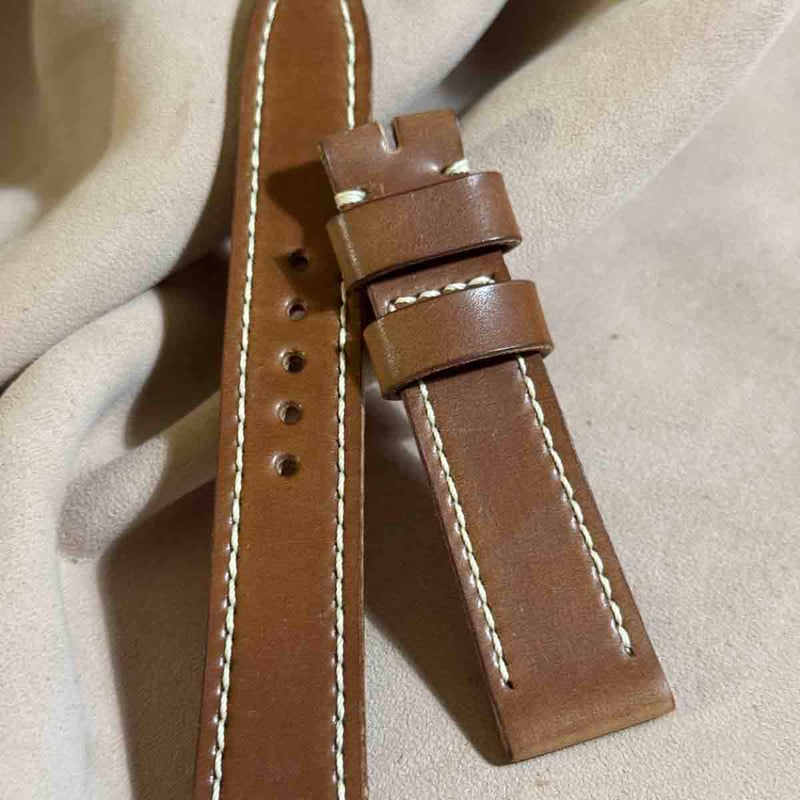 B級品 exh-47 HORWEEN シェルコードバン ナチュラル 腕時計