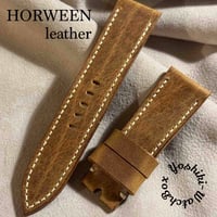 hor-205 ホーウィンレザー ミスティック シナモン  腕時計ベルト (ラグ24mm - バックル幅22mm)
