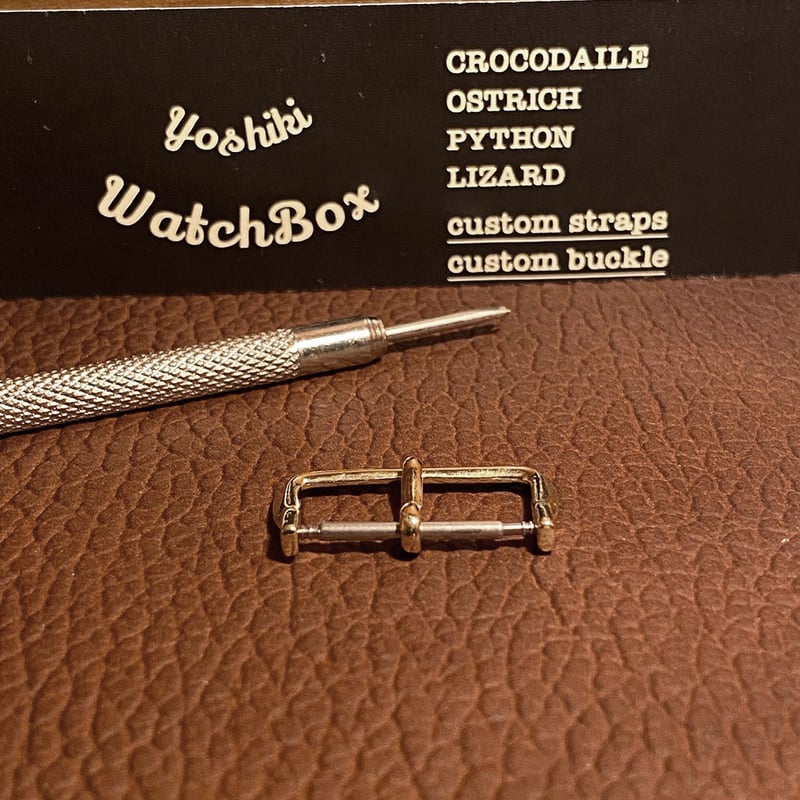 シルバー925製 腕時計ベルト用 バックル アンティークレプリカ 尾錠幅