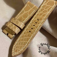cro-1914 クロコダイル 腕時計 ベルト グリーン (ラグ幅18 mm