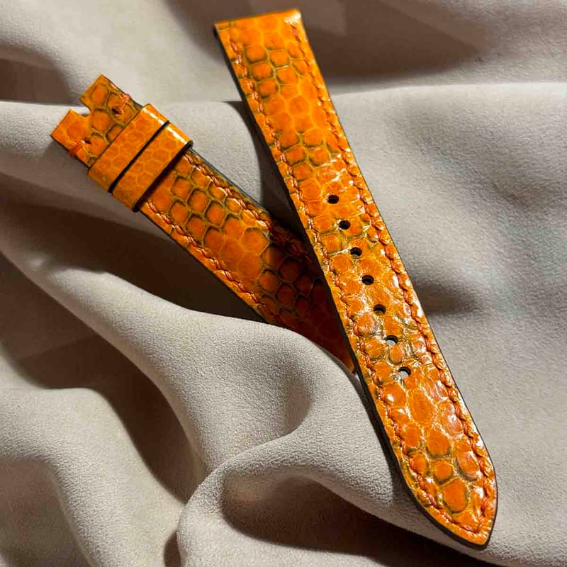 sna-134 ウミヘビ 腕時計ベルト ホワイト ラグ幅24 mm 楽天市場】sna-134 シースネイク（ウミヘビ） レザー 腕時計