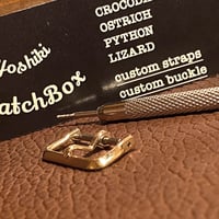 シルバー925製 腕時計ベルト用 バックル アンティークレプリカ 尾錠幅18mm,16mm