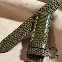 liz-254 リザード レザー 腕時計 ベルト ネイビー (ラグ幅18 mm liz-254 リザード レザー 腕時計 ベルト ネイビー (ラグ幅18 mm
