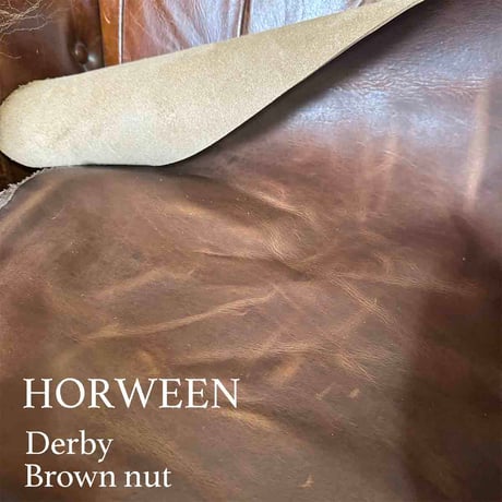 HORWEEN  ホーウィン / ダービー、ブラウン　カスタムオーダー