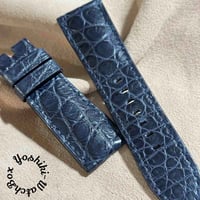 cro-1978 クロコダイル 腕時計 ベルト グレー (ラグ幅18 mm - バック