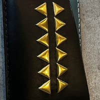 multi card case / black turquoise