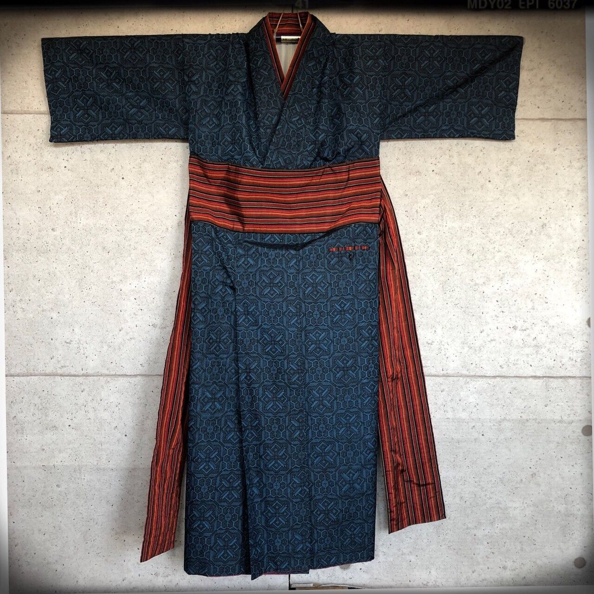 庵里nona ★【光沢の息づかい•着物noワンピース】　古布　着物　リメイク 光沢の息づかい•着物noワンピース】 | 庵里nona