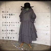庵里nona ★【光沢の息づかい•着物noワンピース】　古布　着物　リメイク 光沢の息づかい•着物noワンピース】 | 庵里nona