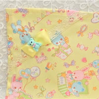 【販売商品】プリンセスランチョンマット　うさちゃんくまちゃん