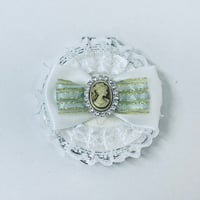 【販売商品】おひめさま変身セット　プリンセスコンパクトミラー　麗しの貴婦人萌黄
