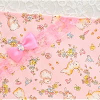 【販売商品】プリンセスランチョンマット　おはなとうさぎ