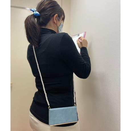 スマホケース　　　　フォーマル　　　　　ネイビー