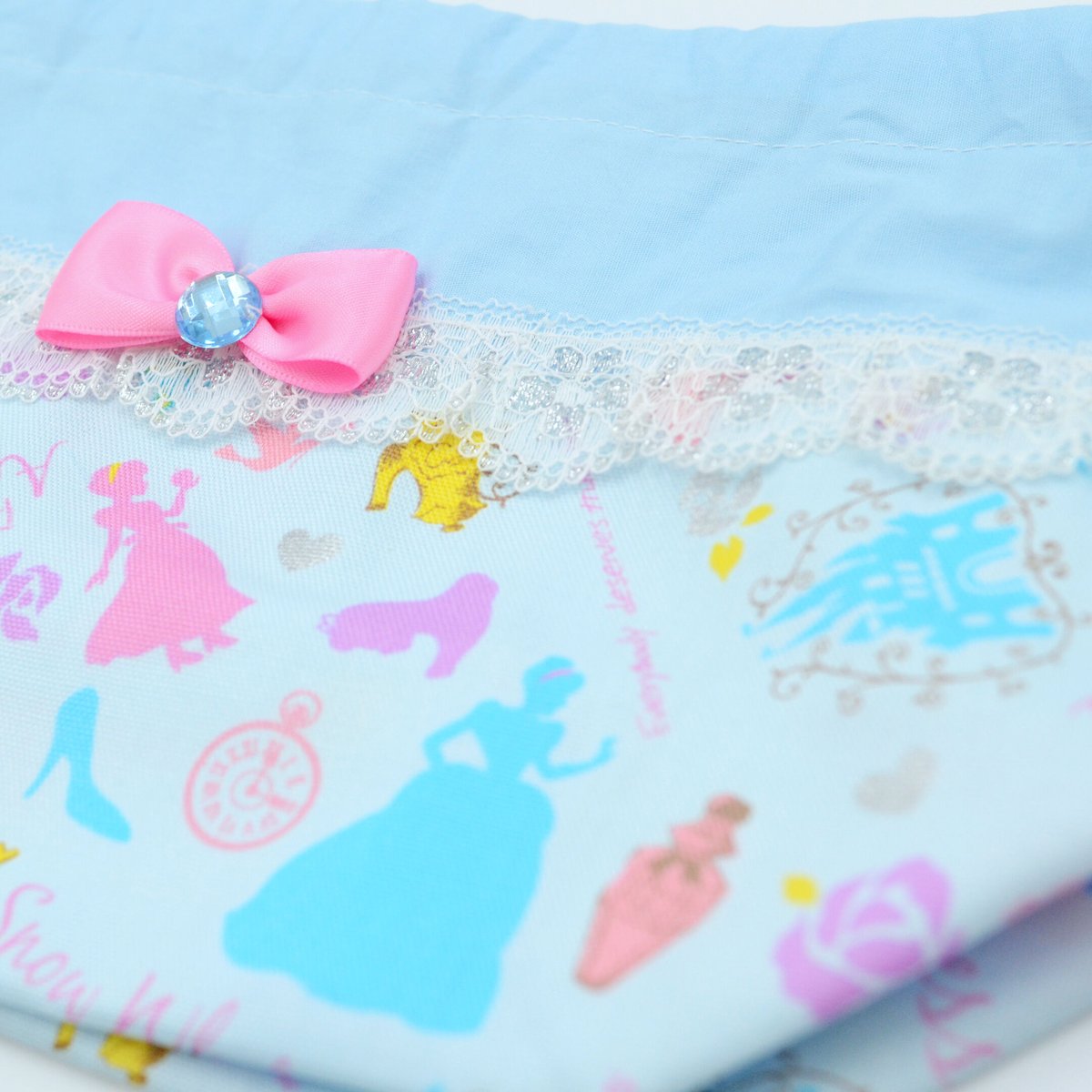 お弁当袋とコップ袋 私は毎日おひめさまアクア | キッズドレス専門  