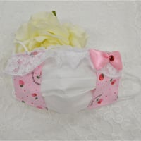 【販売商品】プリンセスマスク（不織布マスク用カバー)　ミニベリーピンク　幼児用Ｓサイズ