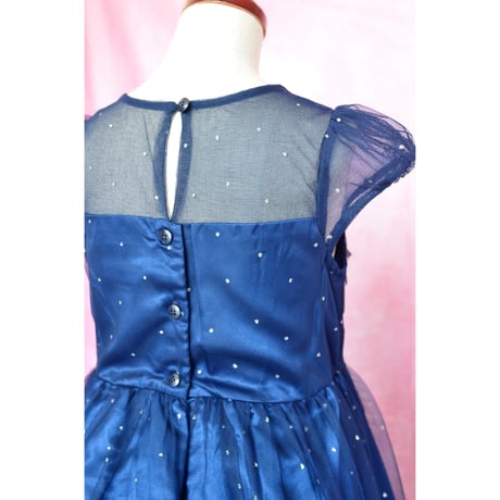 【レンタルドレス】　　　夜空のお花　　　　　　　<ドレス丈 74cm>