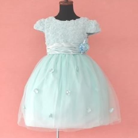 【レンタルドレス】　　　ペパーミントグリーン　　<ドレス丈 68cm>
