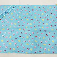 【販売商品】プリンセスランチョンマット　ちょうちょ結びブルー