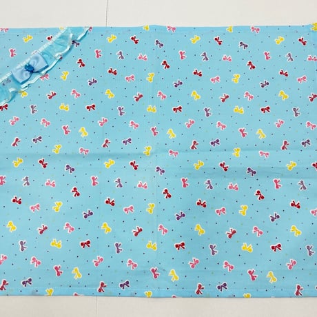 【販売商品】プリンセスランチョンマット　ちょうちょ結びブルー