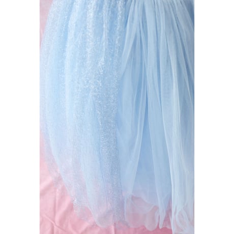 【レンタルドレス】　　　アイスブルー　　　　　　<ドレス丈 84cm>