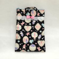 【販売商品】プリンセスかわいいタブレットケース 　アリスブラック