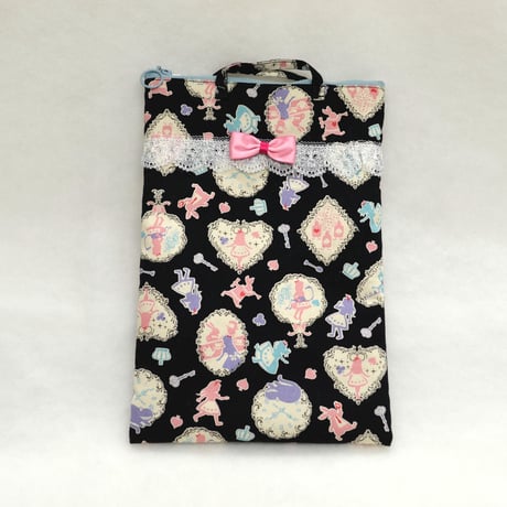 【販売商品】プリンセスかわいいタブレットケース 　アリスブラック