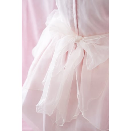 【レンタルドレス】　　　ペールピンクのフェアリー<ドレス丈 52cm>