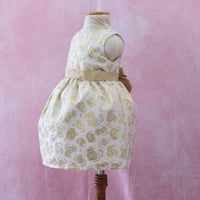 【レンタルドレス】　　　ほんのり輝くドット　　　<ドレス丈 51cm>