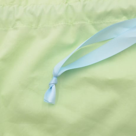 ドローストリングバッグ　ミントペガサス　大きなビジュー