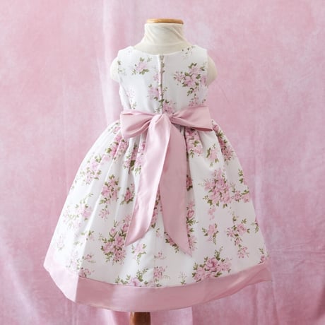 【レンタルドレス】　　　アンティークフラワー　　<ドレス丈 59cm>