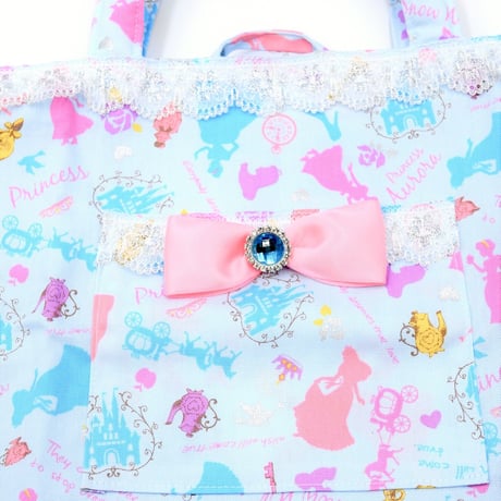 レッスンバッグ  私は毎日プリンセス　アクア