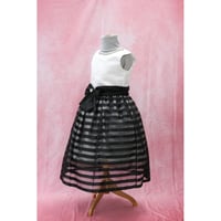 【レンタルドレス】　　　ビジュー輝くモノトーン　　<ドレス丈 92cm>