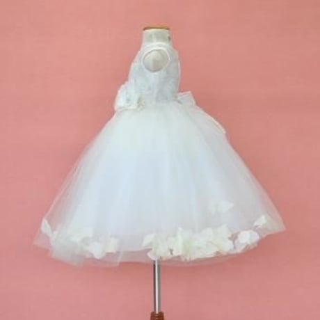【レンタルドレス】　　　小さなウェディング　　　<ドレス丈 75cm>