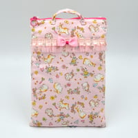 【販売商品】プリンセスかわいいタブレットケース お花とうさぎ