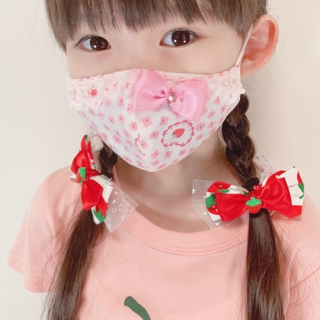 【販売商品】さらさらさわやかプリンセスマスク　虹色ユニコーン　  幼児用Sサイズ