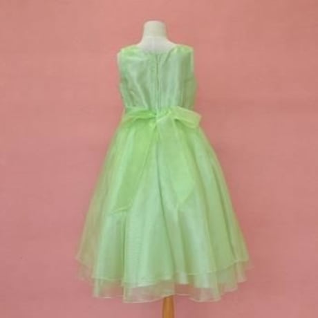 【レンタルドレス】　　　イエローグリーンパール　　<ドレス丈 98cm>