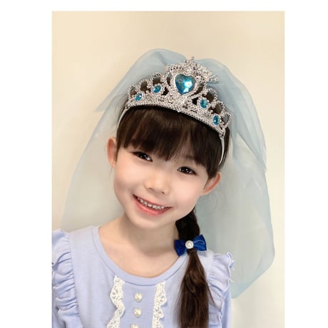 【販売商品】おひめさま変身セット　プリンセスベール　ピンク　ティアラコーディネート